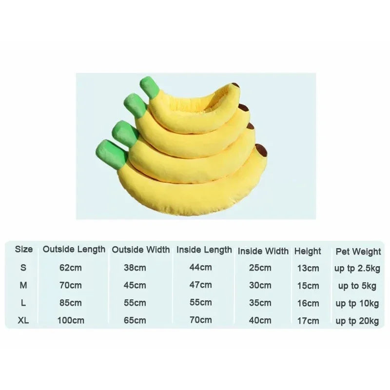 soft and comfy bannana & duck bed for pets™