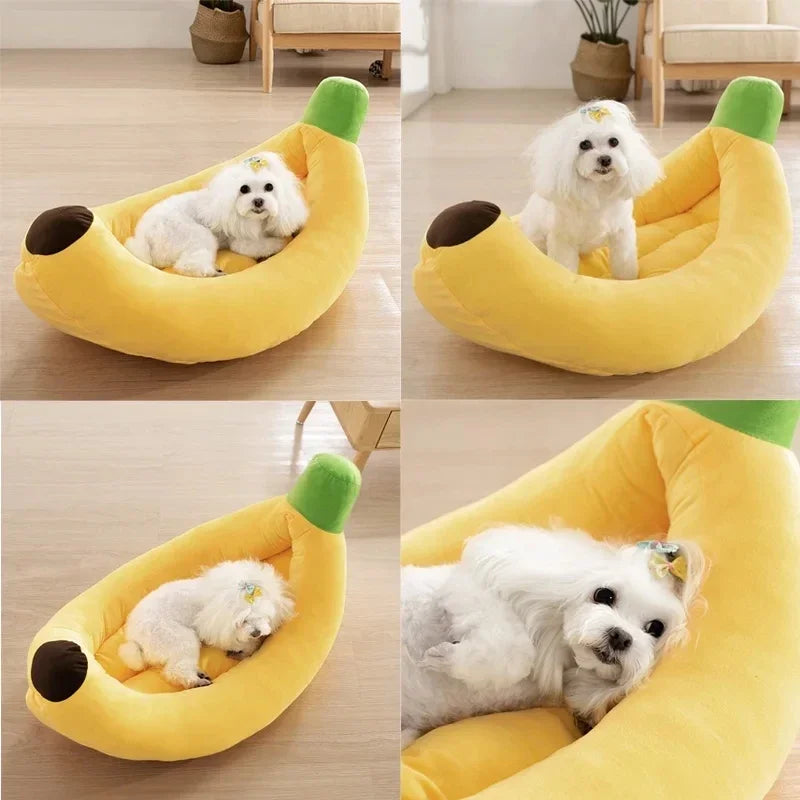 soft and comfy bannana & duck bed for pets™